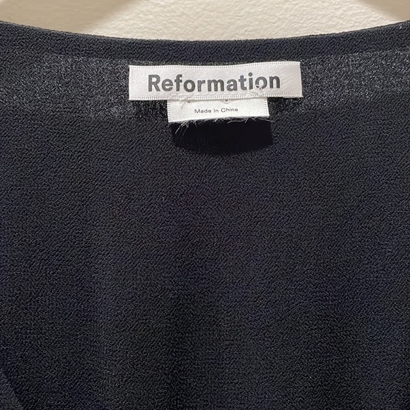 Reformation Alani Black Dress - Picture 8 of 12